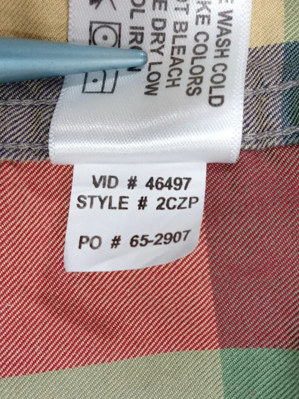 Orvis Mens Large Signature Twill Plaid Button Down Shirt Multicolor Long Sleeve